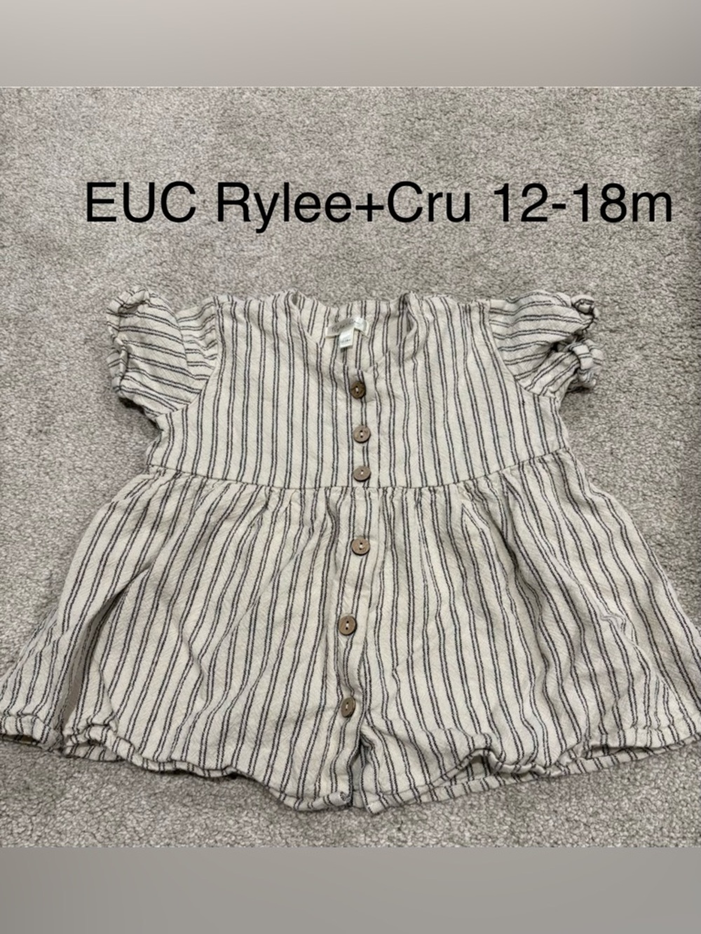 Rylee + Cru striped dress